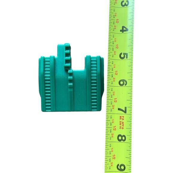 GeoTrax Small Straight Elevated On Ramp Train Track Replacement Green - Picture 2 of 7